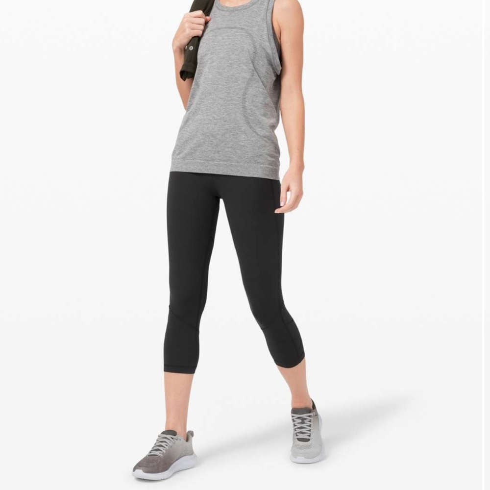 Lululemon Pace Rival High-Rise Crop 22" | Black | Size 4 - Picture 6 of 9